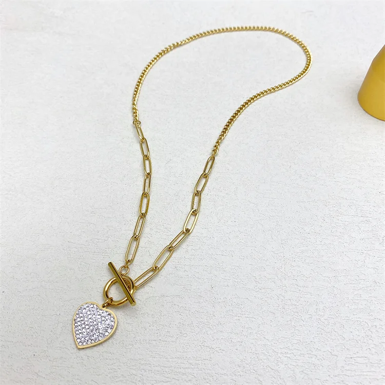 Light Luxury Dainty Love Charm Pendant Necklace