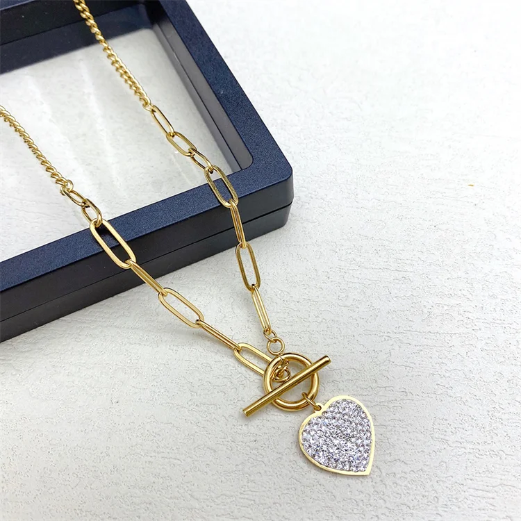 Light Luxury Dainty Love Charm Pendant Necklace