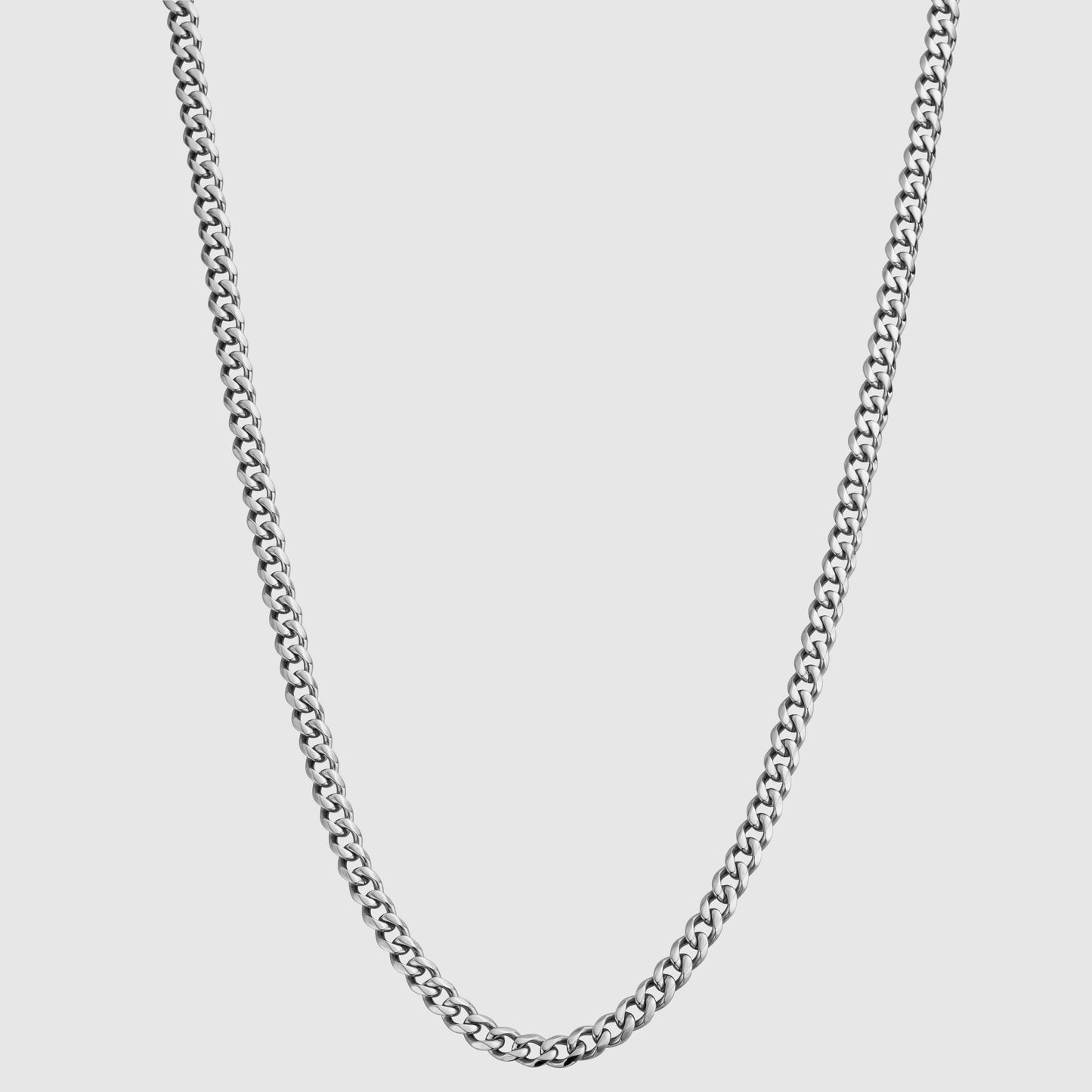 Cuban Silver Chain 4mm