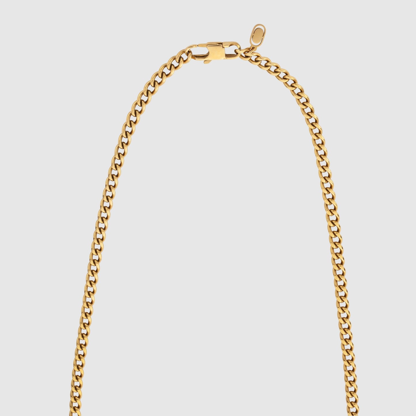 Cuban Gold Plated Men's Necklace 4mm