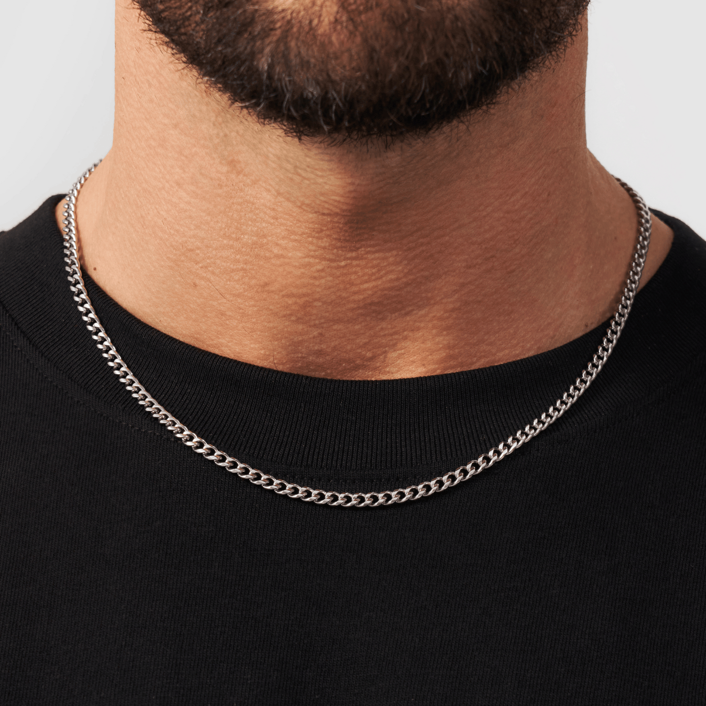 Cuban Silver Chain 4mm