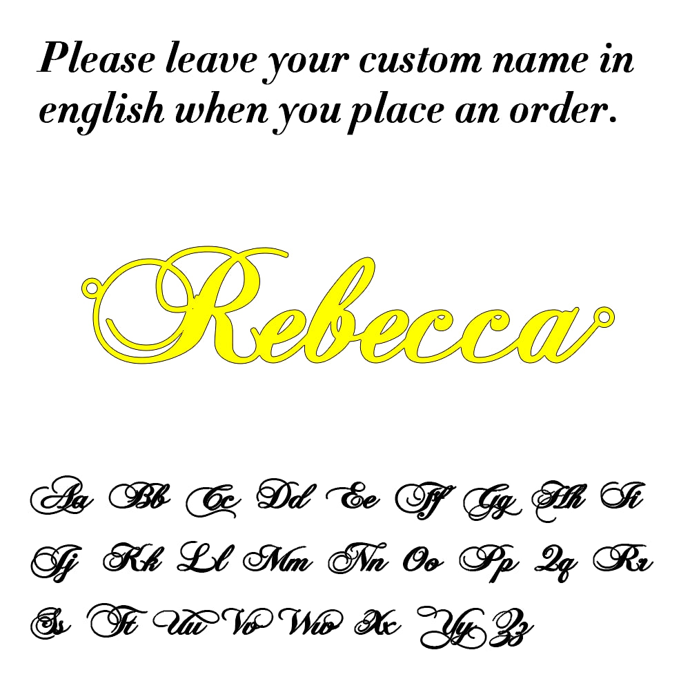 Customized Nameplate Stainless Steel Personalized Keepsake Necklace