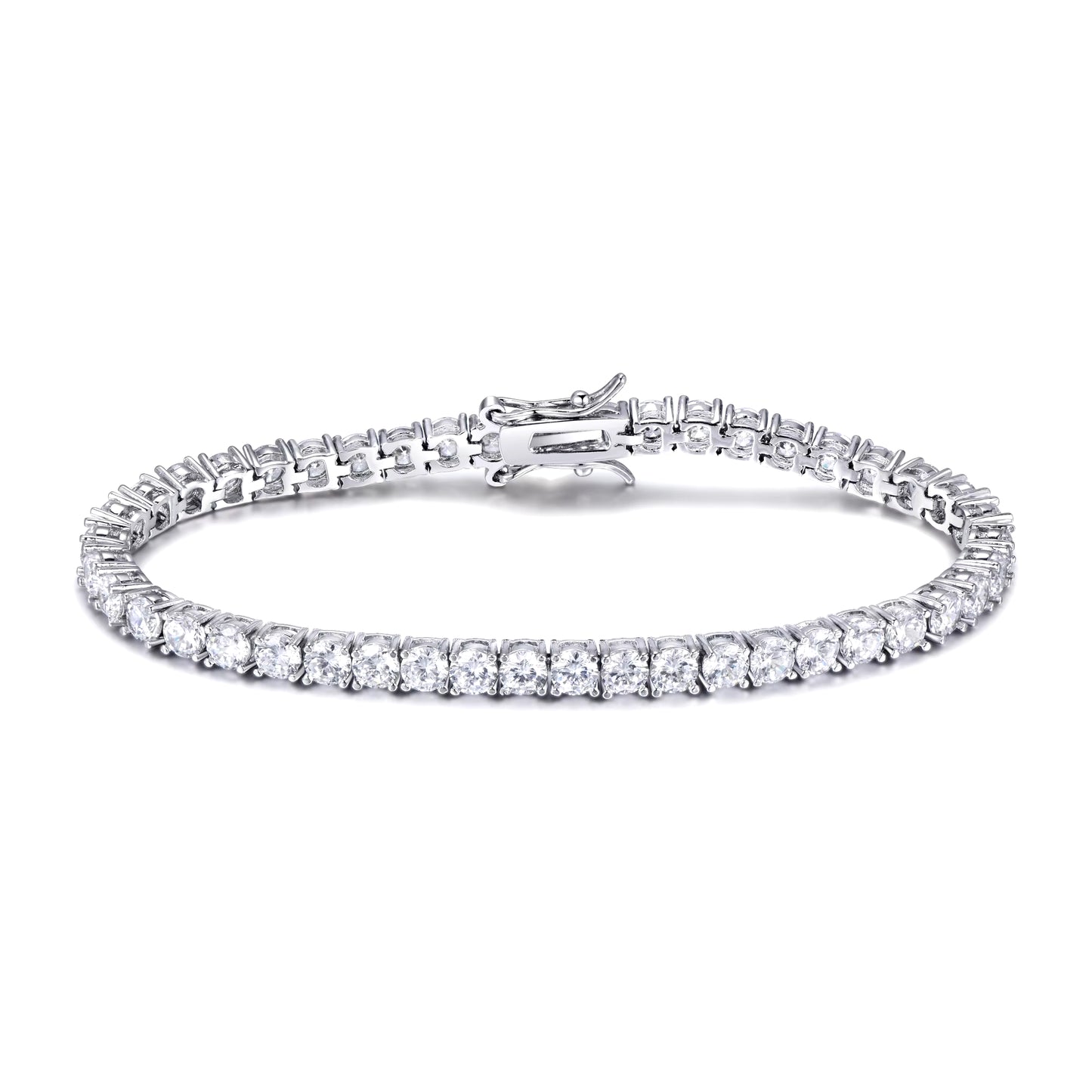 925 Silver Cubic Zirconia Stone Tennis Bracelet